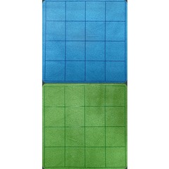 Megamat: 1in Reversible Blue-Green Squares (34.5in x 48in Playing Surface)